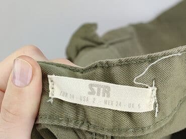 woskowane legginsy z wysokim stanem zara: Cargo for women, size XS (EU 34) — 4