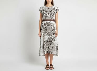 sukienki beżowe midi: Sukienka damska, rozmiar M — 5