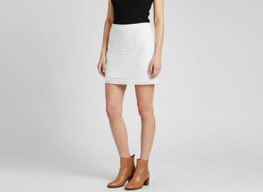 skórzane spódniczka stradivarius: Stradivarius, Spódnica damska, rozmiar M — 1