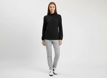 bluzki karo: Golf damski, rozmiar S — 5