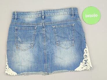 spodenko spódniczka jeans: Spódnica damska, rozmiar M — 3