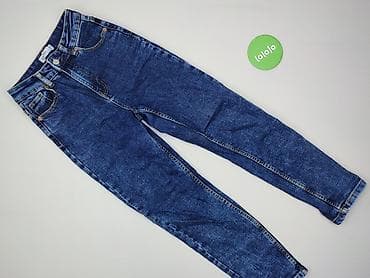 blue jeans tekst: House of Denim, Jeansy damskie, rozmiar 2XS — 2