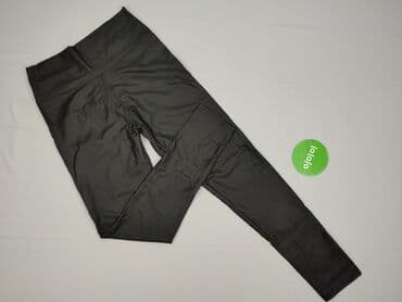 spodnie woskowane na gumce: Legginsy Ze skóry ekologicznej damskie, 2XL — 2