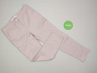o pink: Spodnie materiałowe damskie, rozmiar M — 2