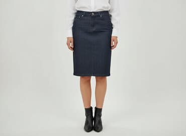 niebieska spódnice plisowane: Spódnica damska, S — 7