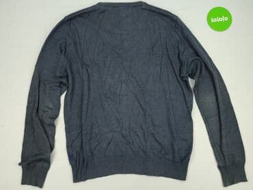 stradivarius szary sweter: Sweter dla mężczyzn, rozmiar L — 3