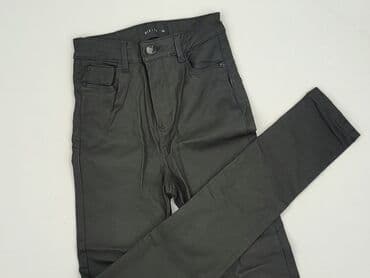 czarne spodnie hello kitty: Mohito, Spodnie materiałowe damskie, rozmiar 2XS — 1