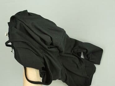 czarne t shirty w serek damskie: Bluzka damska, rozmiar XL — 5