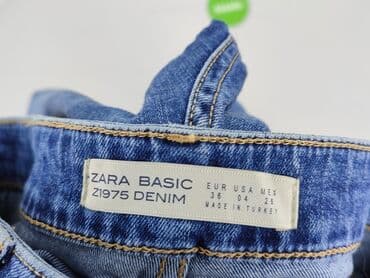 spodnie z poszarpanymi nogawkami zara: Zara, Jeansy damskie, rozmiar S — 4