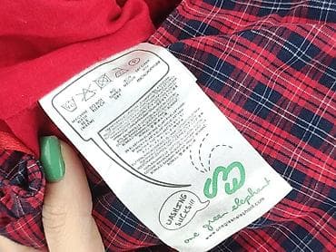 czerwona mucha h: Sukienka damska, rozmiar S — 5