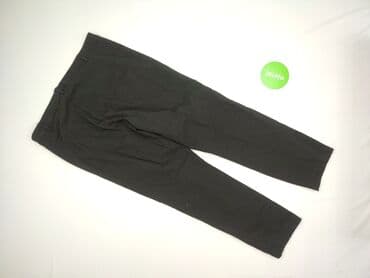jakie rajstopy do srebrnej sukienki: Material trousers for women, size 3XL (EU 46) — 3