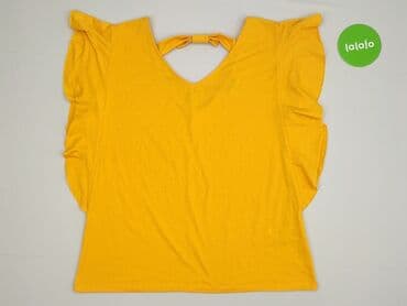 bluzka żółta w czarne paski: Bluzka damska, rozmiar XL — 2