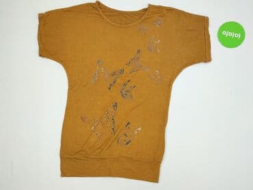 żółte bluzki z krótkim rękawem: Bluzka damska, rozmiar L — 2