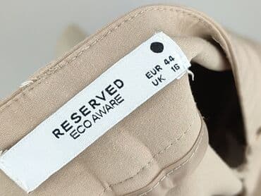spodnica z eko skóry reserved: Spodnie materiałowe damskie, rozmiar 2XL — 4