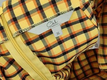 spódnice w kratę żółta: Clockhouse, Women`s skirt, size S — 4