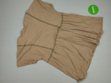 beżowa bluzka z dekoltem w serek: PULL&BEAR, Women's blouse, size S — 4