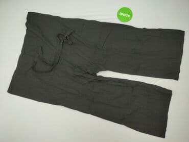 czarne spodnie spadochronowe: Kimono, Spodnie materiałowe damskie, rozmiar One size — 3