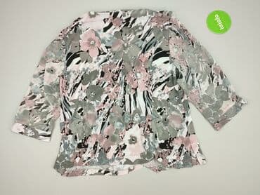 eleganckie bluzki w kwiaty: Bluzka damska, rozmiar XL — 3