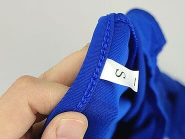 sukienki maxi na wesele niebieska: Sukienka damska, rozmiar S — 4