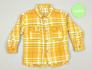 krotkie skarpety reserved: Shirt 2-3 years, condition - Very good, pattern - Cell, color - Yellow — 2