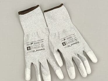 paski do sukienki srebrne: Rękawiczki, Unisex, stan - Idealny — 1