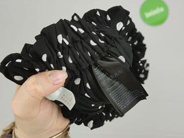 biale rajstopy w czarne kropki: Szorty damskie, M — 5