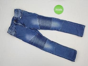 spodnie canda: Spodnie jeansowe, Y.F.K., 10 lat, 140, stan - Bardzo dobry — 2