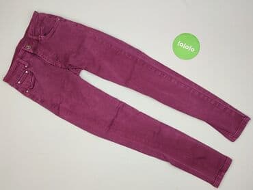 różowe jeansy: Jeansy damskie, rozmiar S — 2