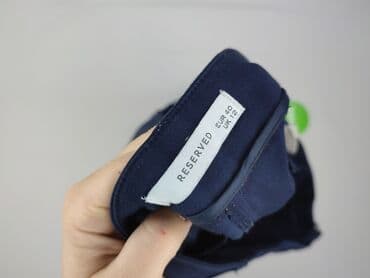 bluzka ze srebrną nitką reserved: Reserved, Spodnie materiałowe damskie, L — 4