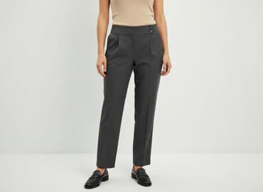 klapki miu miu z futerkiem: Cavaricci, Spodnie materiałowe damskie, One size — 7