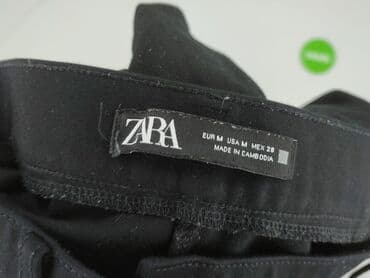 zara spodnie dzianinowe: Zara, Spodnie materiałowe damskie, rozmiar M — 4