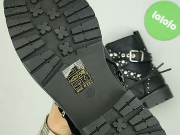 kozaki na grubej podeszwie ccc: Botki damskie, rozmiar 37 — 4