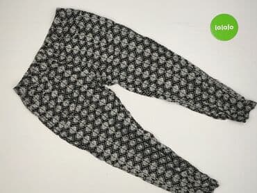 sinsay czarne spodnie z wysokim stanem: Sinsay, Spodnie materiałowe damskie, rozmiar L — 3