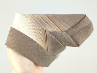 złote dodatki do zielonej sukienki: Tie, color - Beige, condition - Perfect — 5