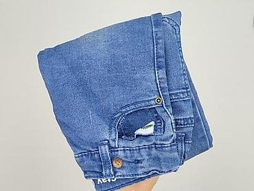 kurtka pepitka: Spodnie jeansowe, Little kids, 4-5 lat, 110, stan - Bardzo dobry — 6