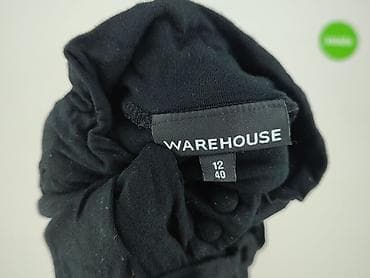 czarne bluzki basic: Warehouse, Tunika damska, rozmiar M — 4