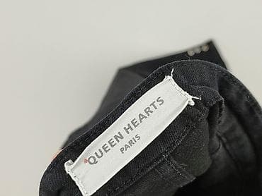 modne leginsy: Queen Hearts, Spodnie materiałowe damskie, rozmiar XL — 4