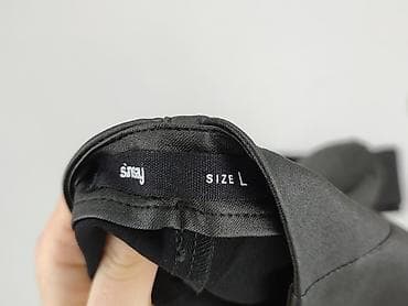 sizeer spodnie: Sinsay, Legginsy Ze skóry ekologicznej damskie, rozmiar L — 4