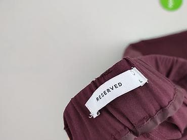 Ubrania damskie: Reserved, Spodnie materiałowe damskie, rozmiar L — 4