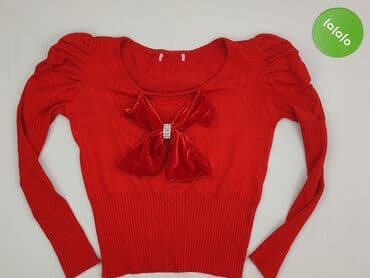 sweter z kokardą na plecach: Sweter damski, rozmiar S — 2