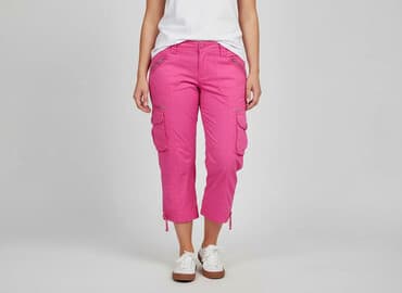 krótkie spodenki bermudy damskie: Spodnie 3/4 damskie, rozmiar XL — 7