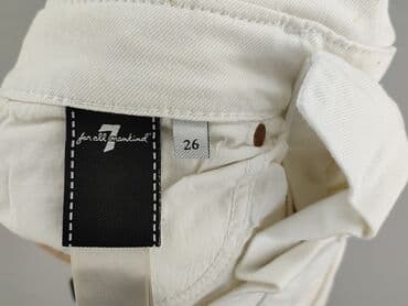 biale szerokie jeansy: 7 for all mankind, Jeansy damskie, rozmiar S — 4