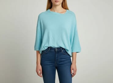 poliamid w swetrze: Sweter damski, rozmiar One size — 7