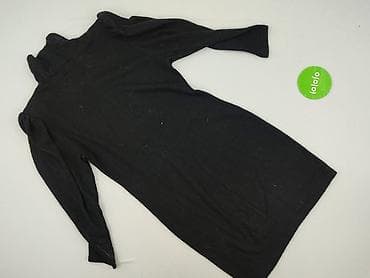 czarny plaszcz: Sukienka damska, rozmiar S — 3