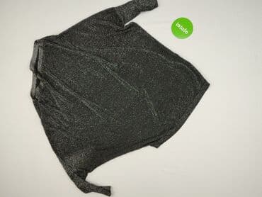 czarne bluzki ze srebrną nitką: Bluzka damska, rozmiar One size — 2