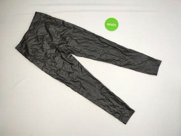 Kobiety: Stradivarius, Legginsy Ze skóry ekologicznej damskie, rozmiar S — 3