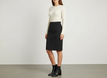 spódnice midi plisowane czarne: Spódnica damska, M — 5