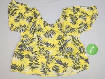 bluzka żółta w czarne paski: Zizzi, Bluzka damska, rozmiar S — 3