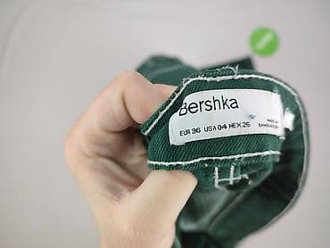 Kobiety: Bershka, Spodnie cargo damskie, rozmiar S — 4