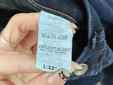 spodnie męskie c a: Jeansy dla mężczyzn, rozmiar L — 4